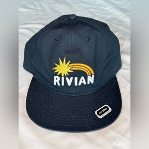 Rivian Embroidered Logo Flat Brim Hat BRAND NEW WITH TAGS
